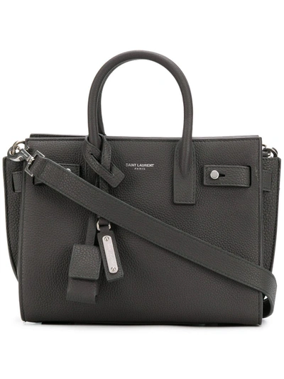 Saint Laurent Sac De Jour Tote - Grey In Black