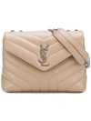 Saint Laurent Loulou Cross Body Bag - Neutrals