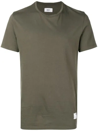 The Editor Side Stripes T-shirt - Green