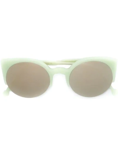 Retrosuperfuture 'lucia Ciao' Sunglasses In Green