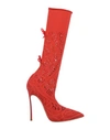Casadei Knee Boots In Red