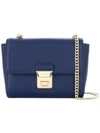 Lancaster Chain Strap Crossbody Bag - Blue