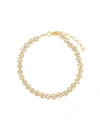 Ca&lou Eva Necklace With Crystal Balls In Gold