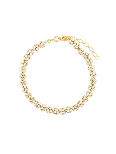 Ca&lou Eva Necklace With Crystal Balls In Gold