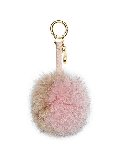 Fendi Bi-colour Pompom Charm - Pink