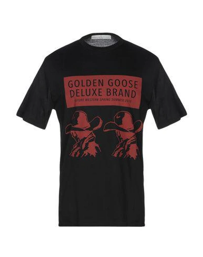 Golden Goose T-shirt In Black