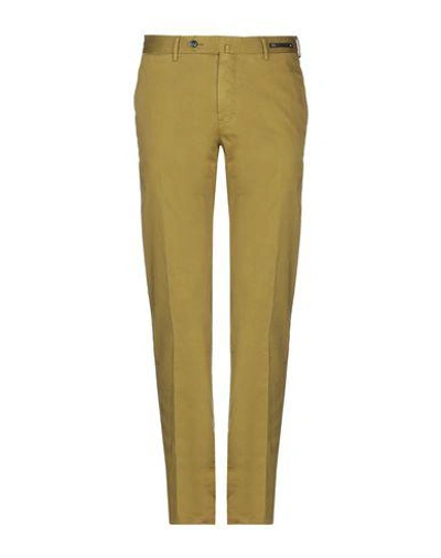 Pt01 Casual Pants In Military Green