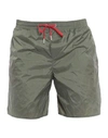 Dsquared2 Swim Shorts In Military Green