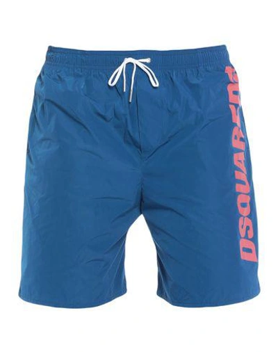 Dsquared2 平角泳裤 In Dark Blue