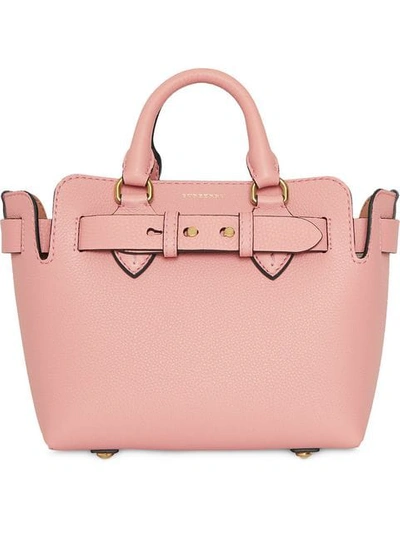 Burberry The Baby Belt Bag In Ash Rose Calfskin