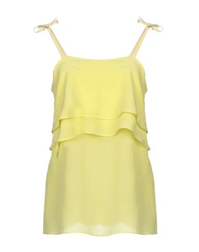 Semicouture Tops In Yellow