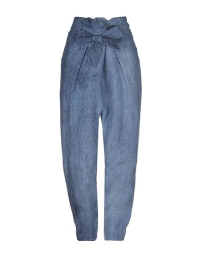Vivienne Westwood Anglomania Casual Pants In Blue
