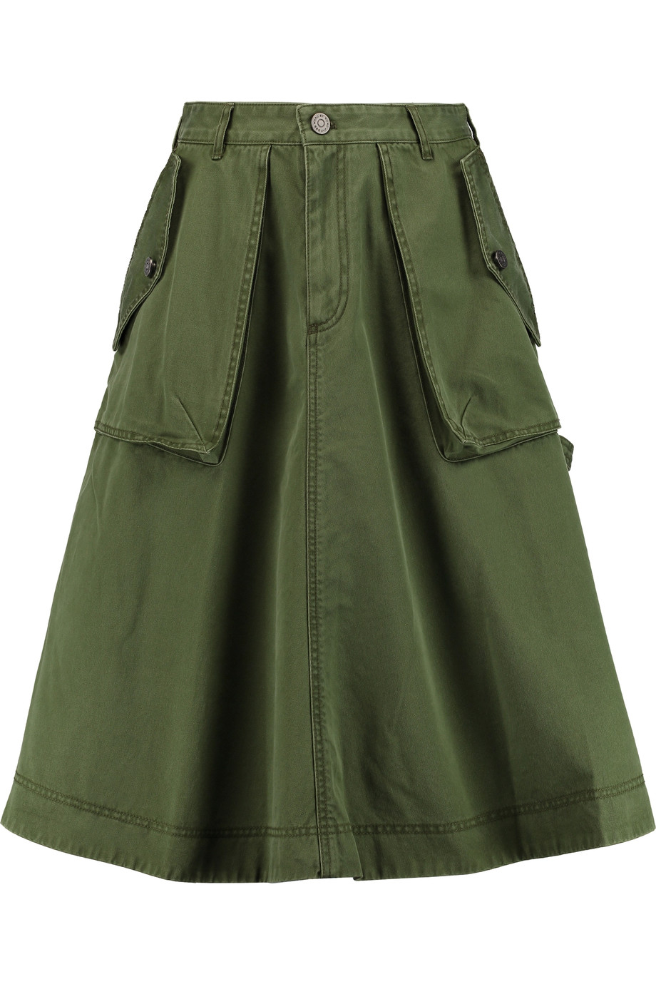 Marc By Marc Jacobs Cotton-twill Skirt | ModeSens