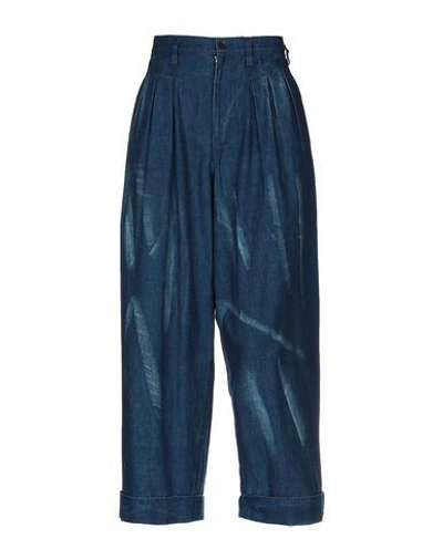 Yohji Yamamoto Denim Pants In Blue