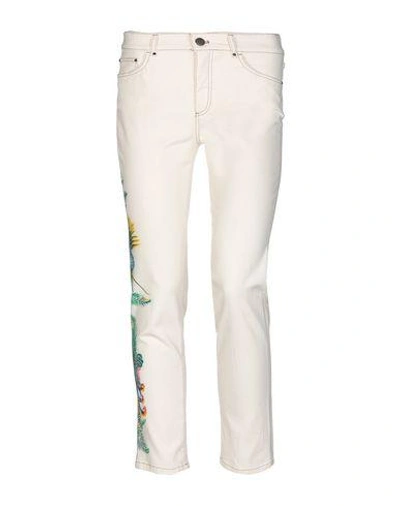 Mr & Mrs Italy Denim Pants In White