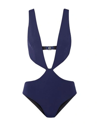 Fella One-piece Swimsuits In Dark Blue