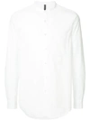 Kazuyuki Kumagai Patch Pocket Shirt In White