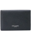 Saint Laurent Logo Wallet - Blue