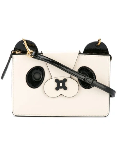 Anya Hindmarch Panda Coin Purse In White