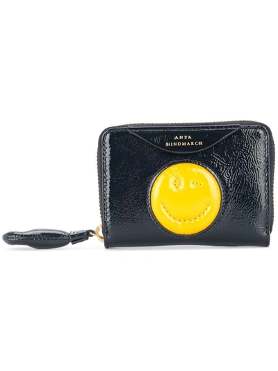 Anya Hindmarch Small Chubby Wink Wallet In Blue