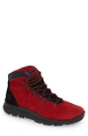 Timberland World Hiker Waterproof Boot In Red Leather