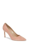 Manolo Blahnik Bb Pointy Toe Pump In Canyon Blush Suede