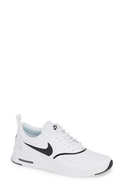 Nike Air Max Thea Sneaker In White/ Black