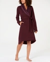 Ugg Duffield Ii Double-knit Fleece Robe In Port Heather