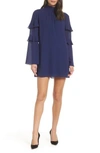 Ali & Jay Everything Is Everything Ruffle Minidress In Blue Violet