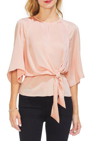 tie front keyhole top