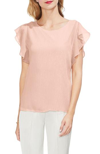 vince camuto ruffle sleeve top