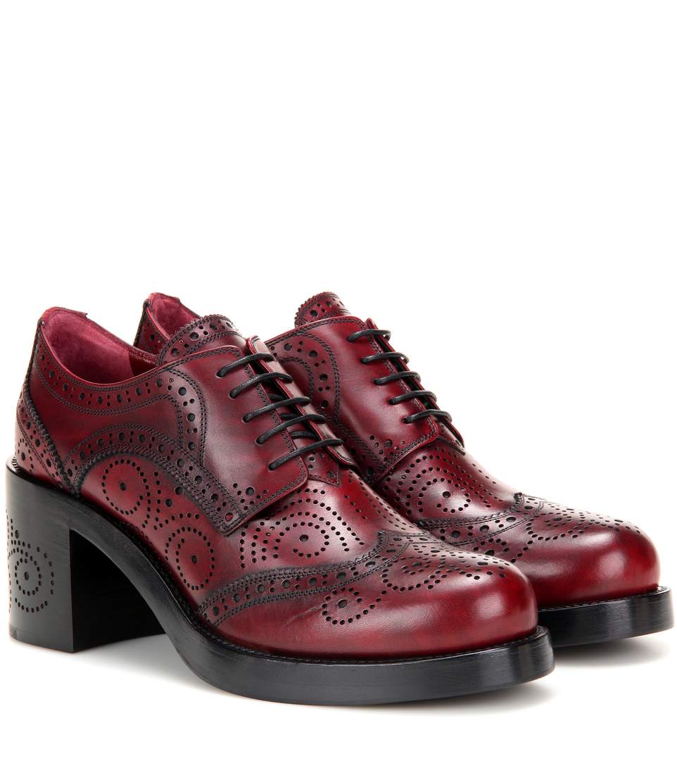 miu miu leather pumps