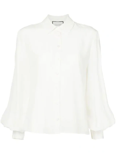 Alexis Classic Button Shirt In White