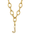 Roberto Coin 18k Yellow Gold Diamond Initial Charm In J/gold