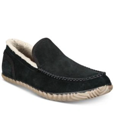 Sorel Men's Dude Moc-toe Slippers Men's Shoes In Black