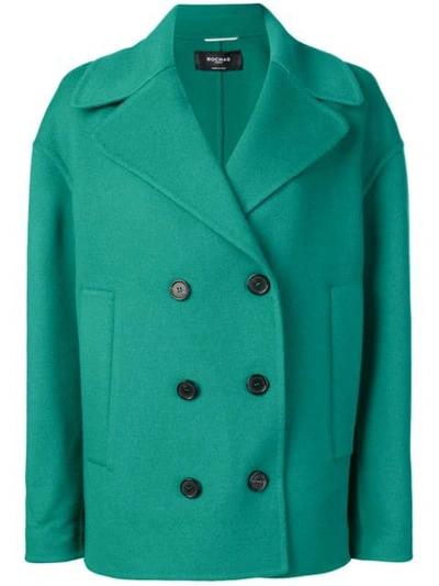 Rochas Tweed Jacket In Green