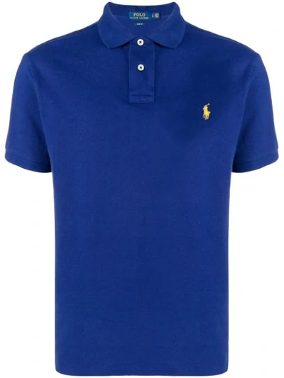 Polo Ralph Lauren Classic Brand Polo Shirt In Blue
