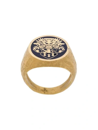 Andrea D'amico Signet Ring In Gold
