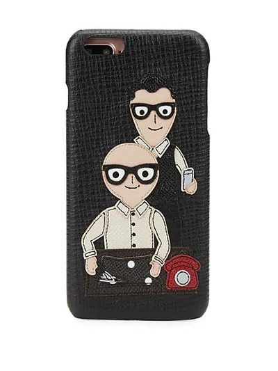 Dolce & Gabbana Family Phone Iphone 7 Case In Black