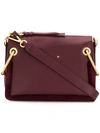 Chloé Roy Shoulder Bag In Purple