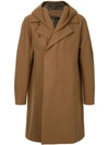 Kazuyuki Kumagai Classic Coat With Hood - Brown