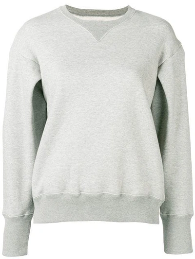 Facetasm Round Neck Sweatshirt In Grey