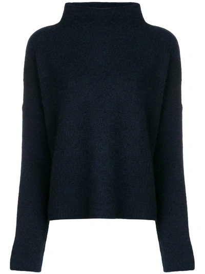 Filippa K Filippa-k Funnel-neck Sweater - Blue