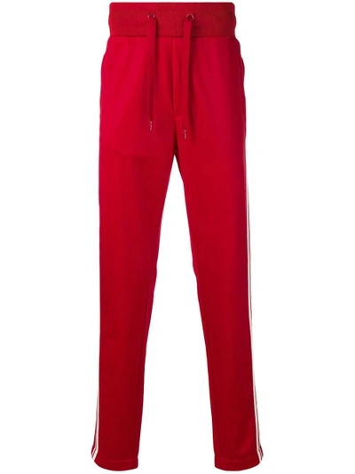 Dolce & Gabbana Drawstring Track Trousers - Red