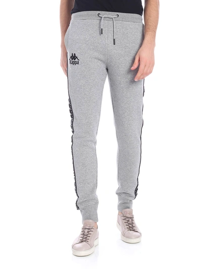 Kappa Authentic Amsag Cotton Blend Jogging Trousers In Grey | ModeSens
