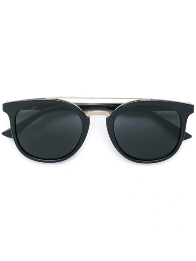 Gucci Eyewear Square Tinted Sunglasses - Black