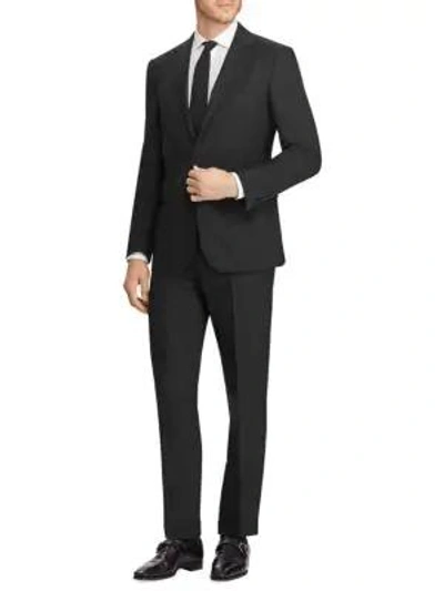 Ralph Lauren Rlx Gregory Wool Twill Suit In Black