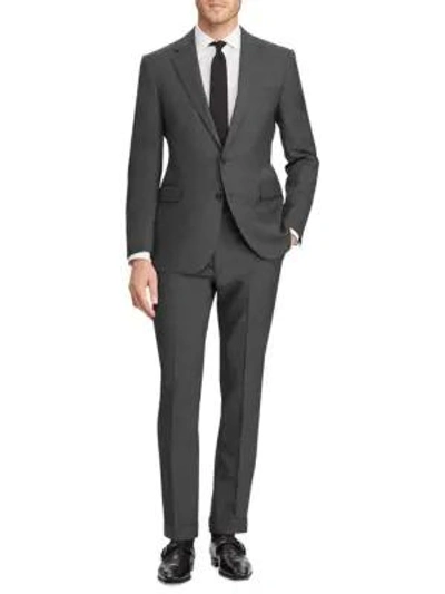 Ralph Lauren Rlx Gregory Wool Twill Suit In Charcoal Heather