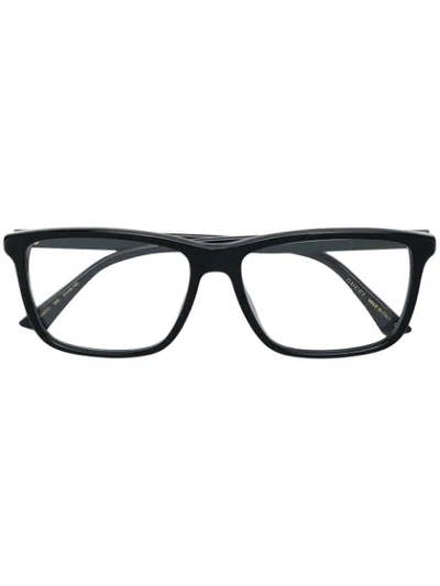 Gucci Classic Square Glasses In Black