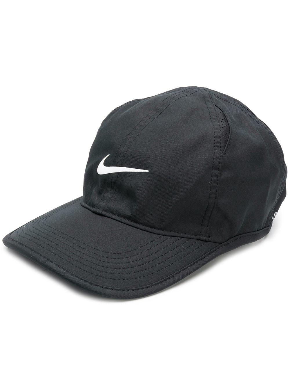 nike featherlight cap black